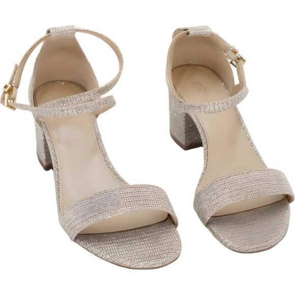 Michael Kors Serena Flex Pale Gold Dress Sandals Women's US 7M - Picture 4 of 6